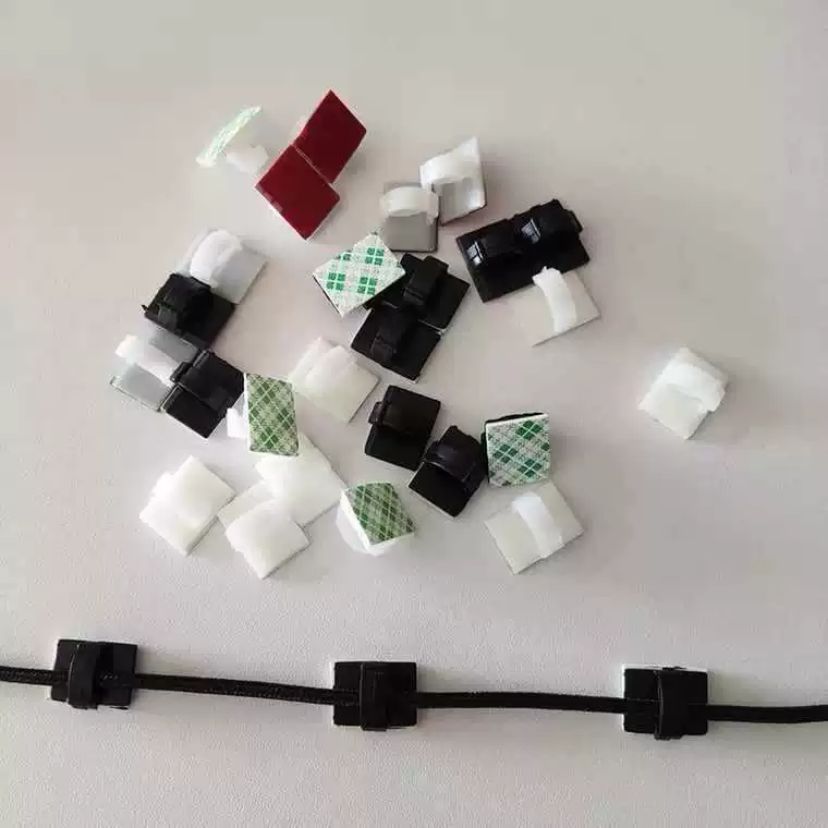Summary network cable wiring wire car car fixed buckle wire storage and punching wall on the wall self -posted