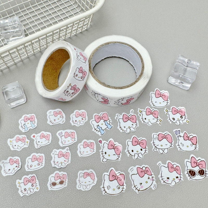 Pink kt roll sticker [1 roll] enlarged and widened