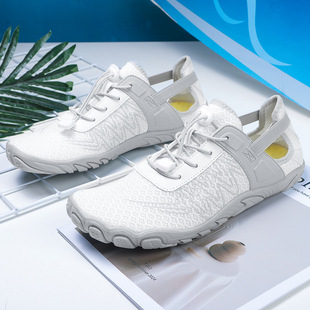 2025 Cross-border New Outdoor Sports Quick-drying Wading Shoes Lightweight Hiking Beach Shoes Men's and Women's Five Finger Tracing Shoes