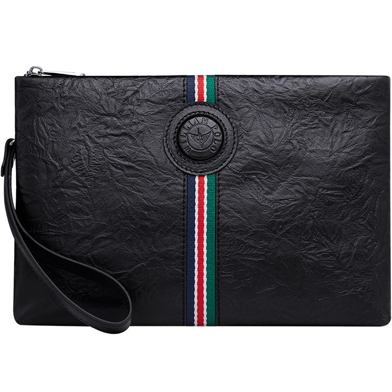 Túi clutch nam da bò thật phong bì tối giản