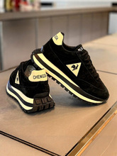 欧洲站男鞋2025秋冬新款高级感潮牌防水皮面运动休闲厚底老爹潮鞋