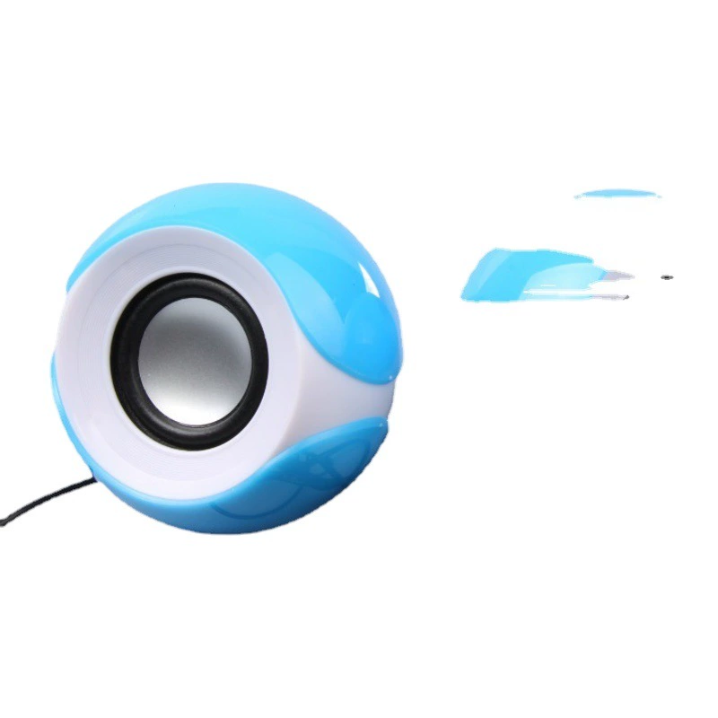 Оптовый маленький динамик USB звук с большими глазами подарок маленький-к-коробке ноутбук динамик аудио