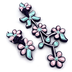 Susu Button Retro Style Copper Wire Shaping Cotton 3D Women's Decorative Gift Box Cheongsam Plum Branch Button Disc