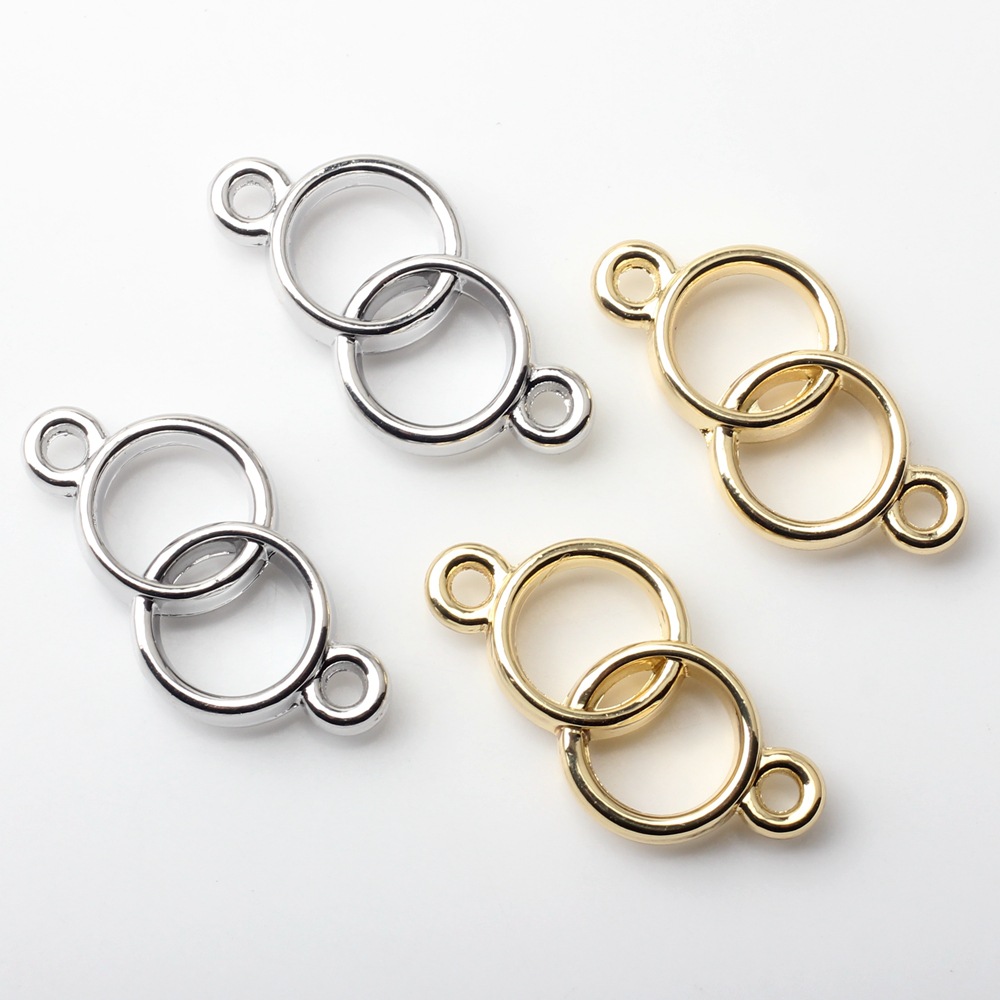 10 Pcs/package Simple Style Circle Zinc Alloy Plating Jewelry Accessories display picture 4