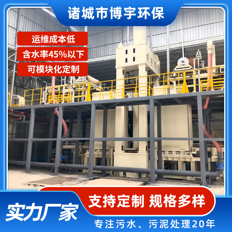 超高压污泥固液分离设备 纺织印染化工厂智能高压污泥深度脱水机