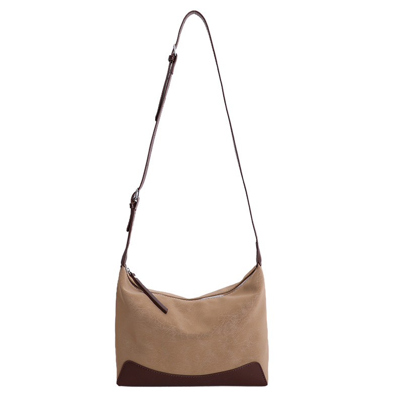 Otoño y invierno de alto nivel retro bolsas de color para mujeres 2025 nuevo estilo versátil bolsas de bolsas de hombro