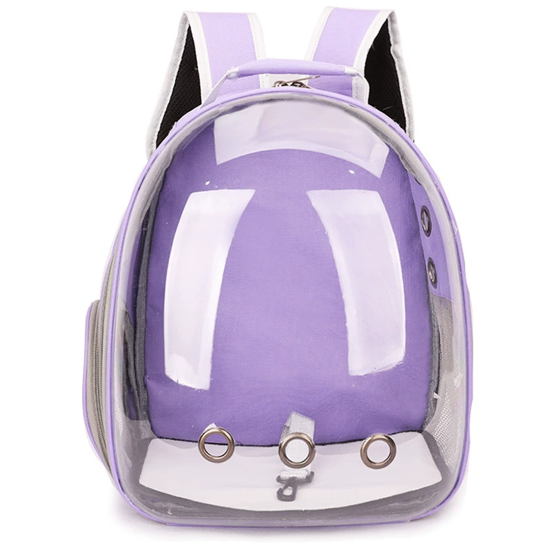 Handheld space backpack, transparent dome design, portable 0.98 kg
