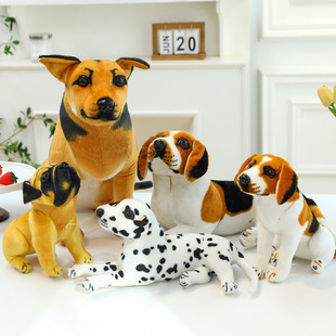 Foreign Trade Cross-Border Doll Artificial Dog Doll Plush Toy Puppy Doll Shar-Pei Kidsren's Gift Boy Ornaments