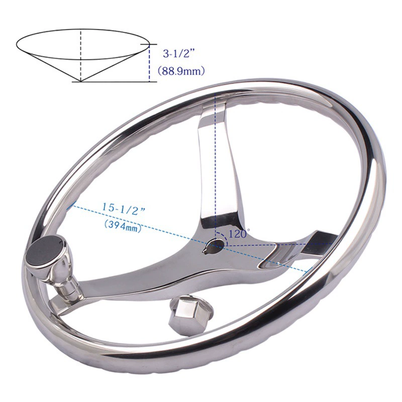 Аппаратные аксессуары для яхт нержавеющая сталь морское оборудование руль гидравлический руль руля морское рулевое колесо