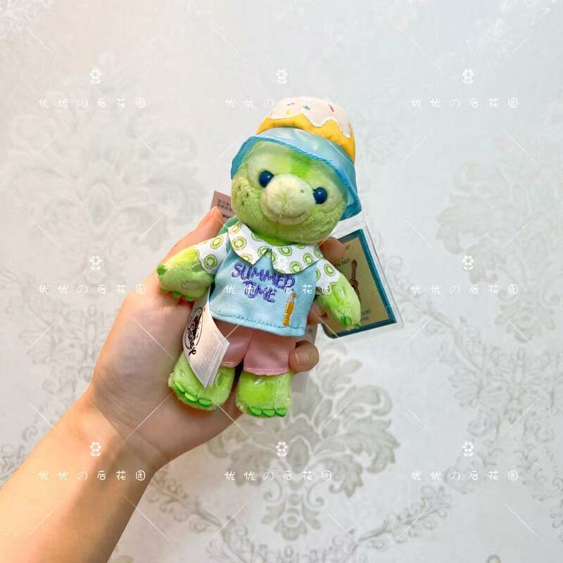 Cute Elk Continental Turtle Stuffed Toy Keychain 23 Hong Kong Disney Spring Blueberry Olu Winter Bell Pendant