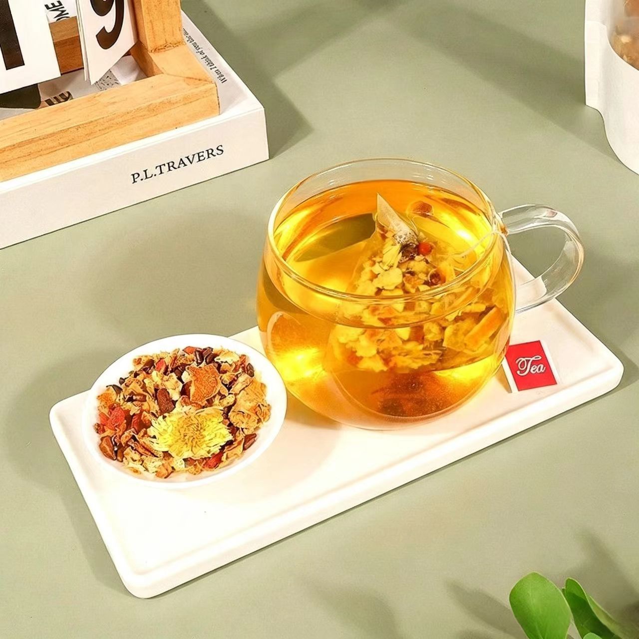 Dandelion Goji Herbal Tea 120g Bag 12 Pyramid Tea Bags Daily Brew specifications
