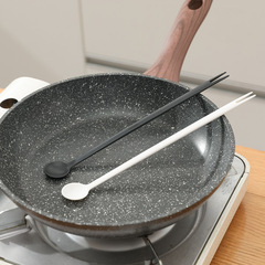 家用奶粉白糖咖啡攪拌勺 廚房長柄勺叉一體水果叉 酒店用餐品嘗勺