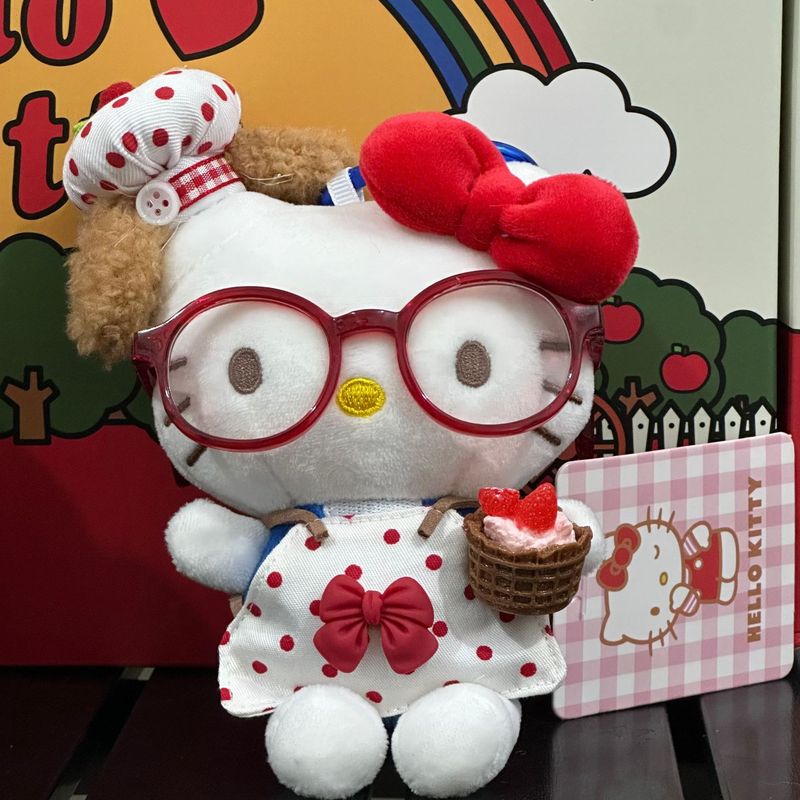 ハローキティバッグペンダントリトルシェフシリーズハローキティ人形ペンダントかわいい漫画人形キーホルダー|undefined