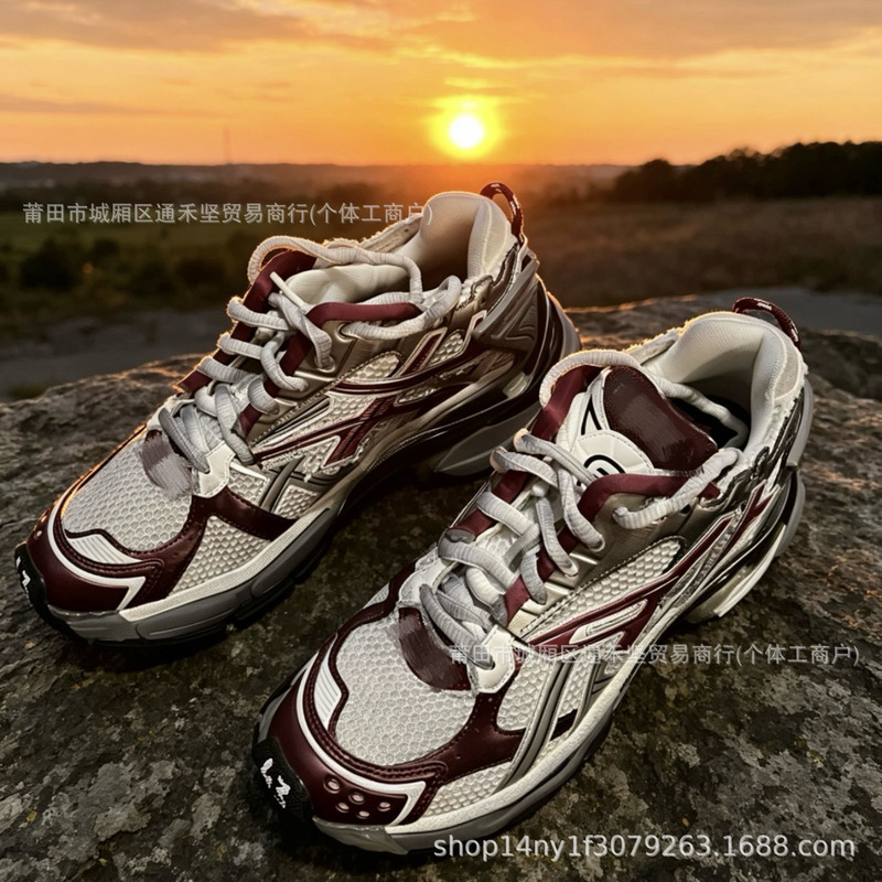 Putian Paris 7Th Generation Running Shoes Runner High-Top B-Style Dad Shoes 7.0 Vintage Men's and Women's Cross-Border Sports Shoes Putian Paris 7Th Generation Running Shoes Runner High-Top B-Style Dad Shoes 7.0 Vintage Men's and Women's Cross-Border Sports Shoes