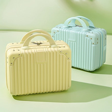 定制小手提箱14寸化妆箱小行李箱迷你伴手礼小型轻便登机箱密码箱