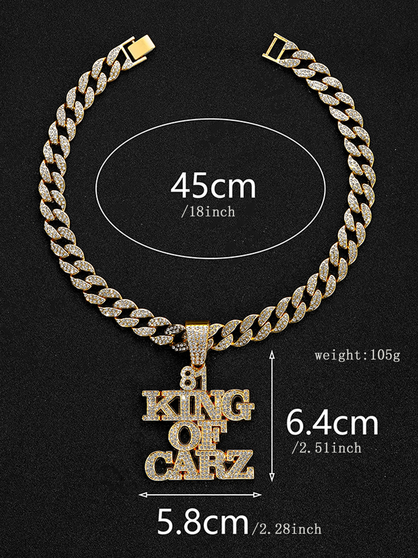 81 KING OF CARZ colgante de empalme colgante accesorios de fábrica personalizados
