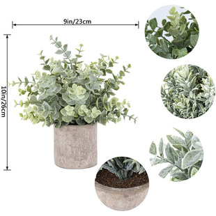 Cross-Border Hot Selling Simulated Green Plant Potted Plants New Products Factory Direct Sales Wholesale Fake Plants Ins Style Decorative Bonsai Indoor