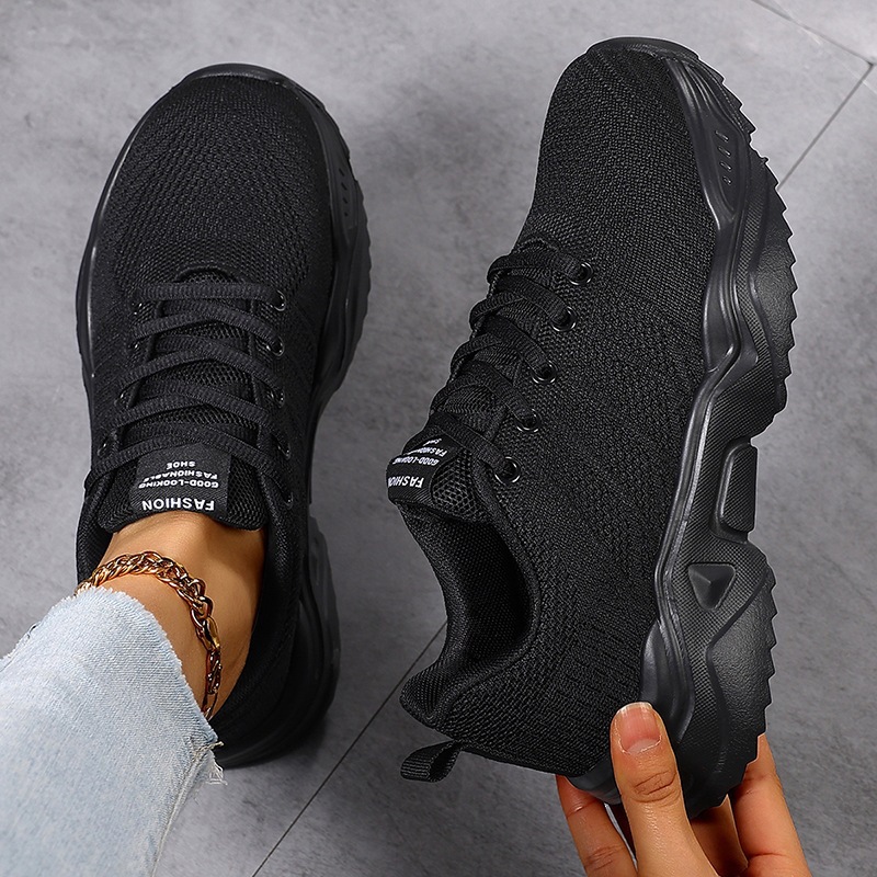 2026 Summer New Cross-Border Couple Shoes, Large Size, Unisex, Fly-Knit Breathable Sports Shoes, Casual Shoes, Fashion Shoes