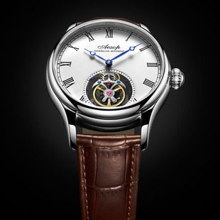 AESOP factory direct supply men's manual Tourbillon hollow through bottom design mechanical watch 7061