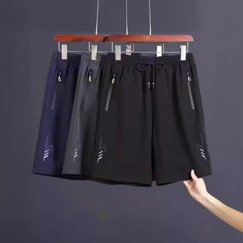 Summer New Style Outer Wear Basketball Sports Shorts Casual Men's Quick-drying Pants Ice Silk Fitness Loose plus size Pants Summer New Style Outer Wear Basketball Sports Shorts Casual Men's Quick-drying Pants Ice Silk Fitness Loose plus size Pants