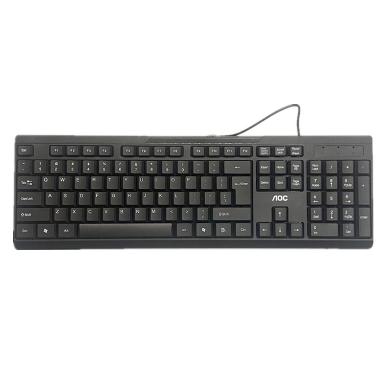 卸売りAOC冠捷kb 161有線キーボードusbビジネスオフィス家庭用ノートパソコンの外部接続|undefined