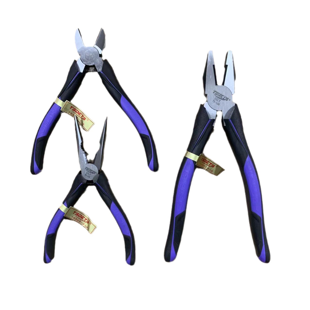 Fabricante de fuente de calidad alemana alicates de alambre de grado industrial Alicates de punta afilada Alicates de punta diagonal de alta calidad