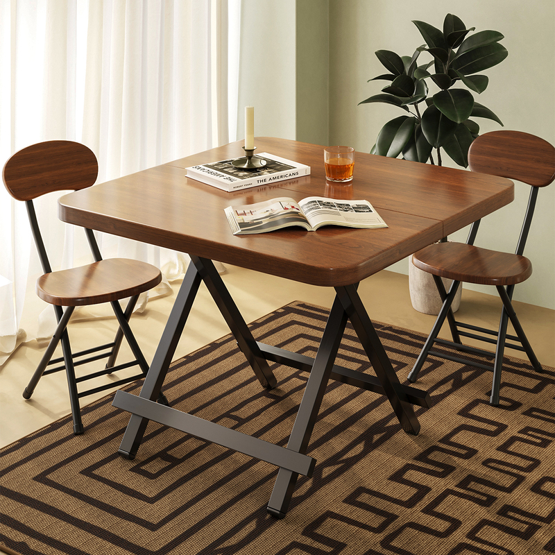 Stackable Table Portable Small Apartment Rental Home Dining Table Dining Table Square Table Stall Small Table