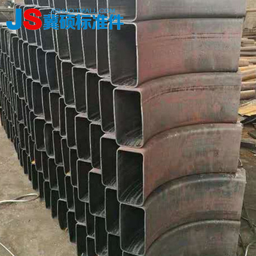 WBZ7 carbon steel welded 90 degree square elbow seamless flat elbow square elbow square iron pipe special-shaped square tube rectangular tube