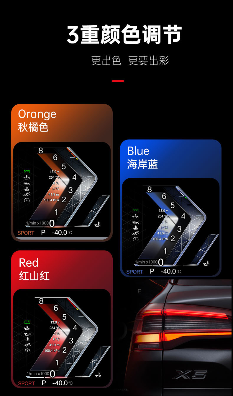 Suitable for Bmw 3 Series F30 F35 F34 F33 Lcd Instrument Panel Modification and Upgrade with Mobile Phone Interconnection Projection Screen
