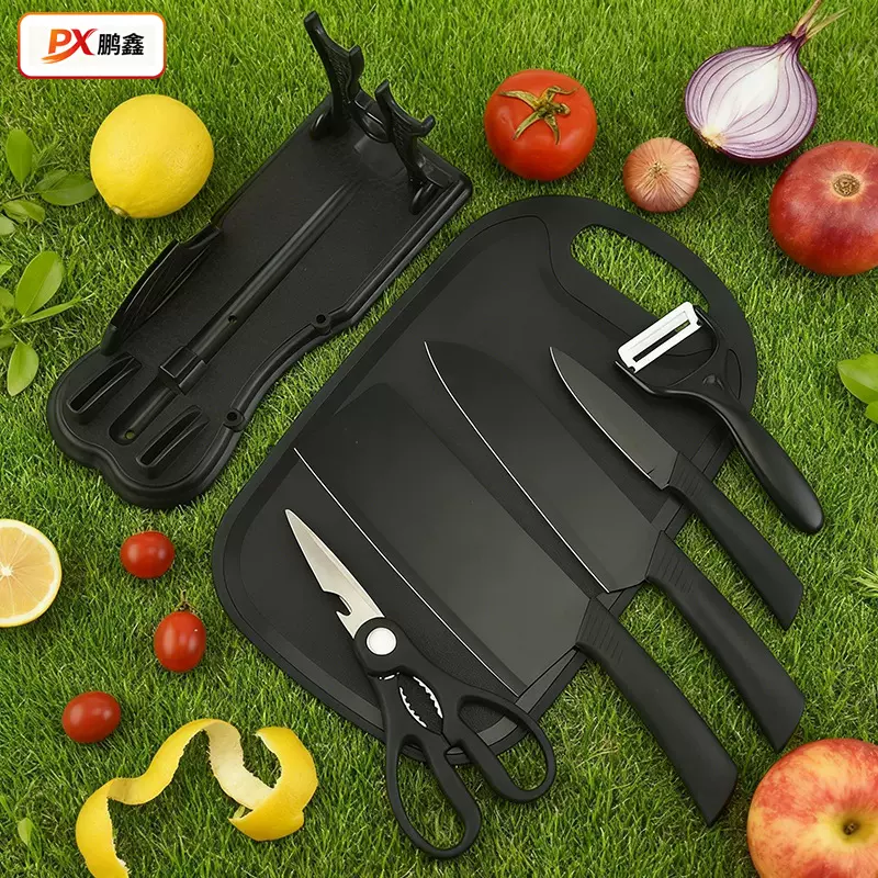 不锈钢厨用刀切肉切菜切水果全套网红礼品套装刀具批发一件代发