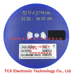 稳压电路管CJ79L06 79L06 SOT-89 三端稳压管 原装现货