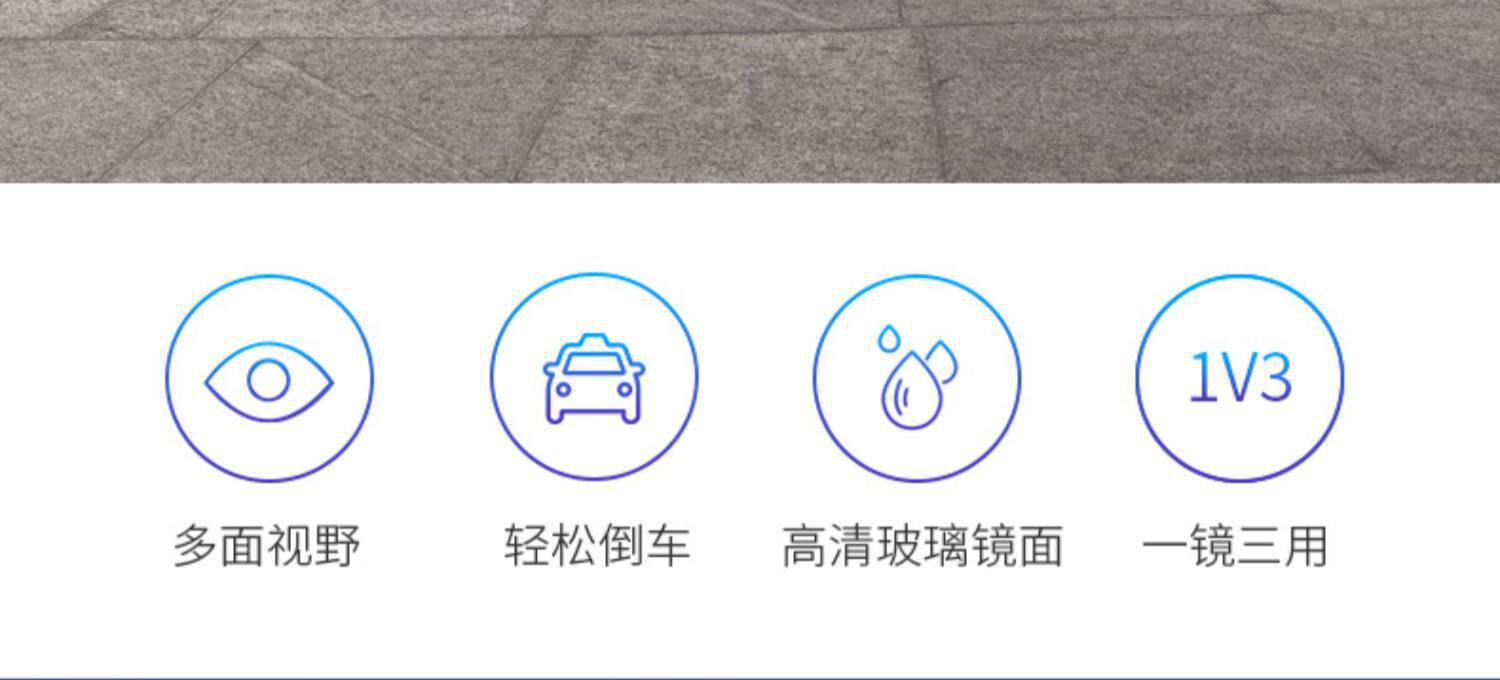 Rearview Mirror Small Round Mirror Car Blind Spot Wide-Angle Reversing Auxiliary Mirror 360-Degree Ultra-Clear Reflector Small Mirror for Car Use