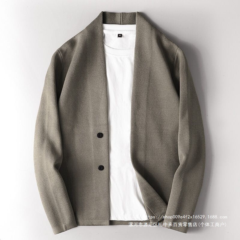 Elegant business casual cardigan sweater for men, slim fit, stylish and versatile, suitable for spring and autumn Elegant business casual cardigan sweater for men, slim fit, stylish and versatile, suitable for spring and autumn