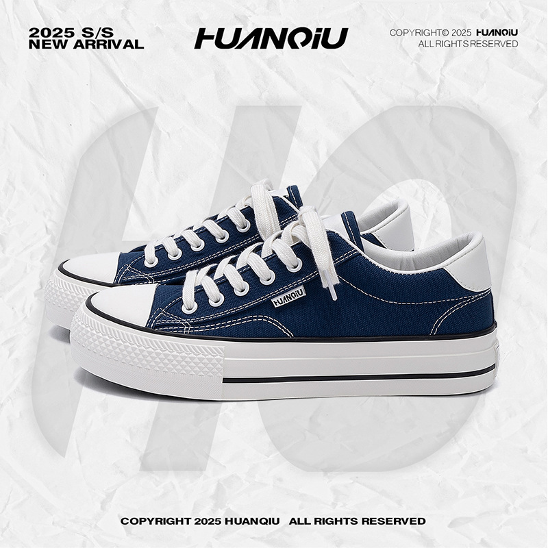 Universal Canvas Shoes Men's Hqdo-8 Autum Versatile Trendyy Korean Men's Shoes Low-Cut Thick-Soled Lightweight Casual Shoes Universal Canvas Shoes Men's Hqdo-8 Autum Versatile Trendyy Korean Men's Shoes Low-Cut Thick-Soled Lightweight Casual Shoes