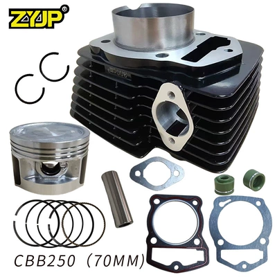 Zongshen CBB250 WELS üçün CBB250 Silindr Pistonu 70mm Silindr Piston Mili