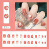 Thin three dimensional mountain tea for manicure, fresh fake nails, nail stickers, ready-made product, wholesale