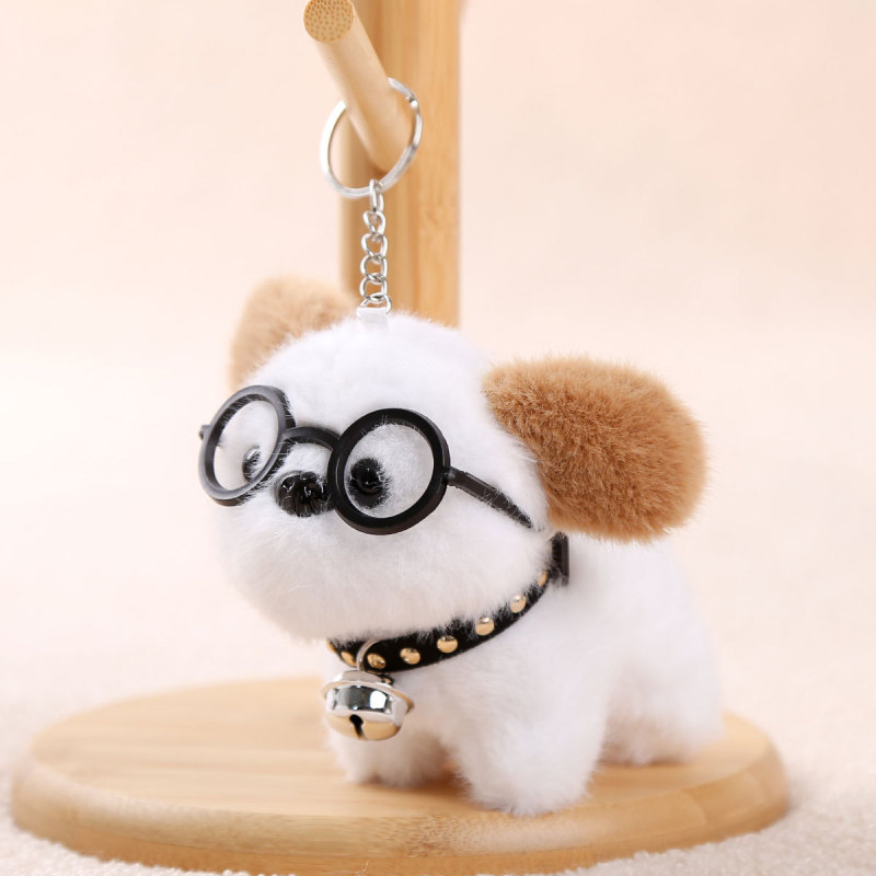 かわいい子犬ペンダントウエストハイランド犬ぬいぐるみおもちゃ人形バックパックキーホルダーペンダントガールフレンドギフト|undefined