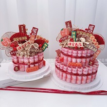 创意diy新房乔迁搬新家布置用品暖房入户仪式惊喜蛋糕礼盒材料包