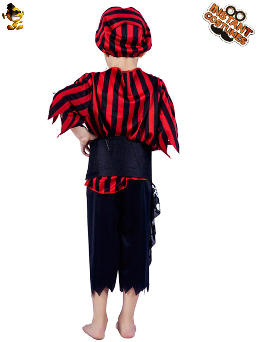 Traje de pirata masculino para niños de Halloween niño pirata juego de rol traje etapa rendimiento ropa distribución al por mayor