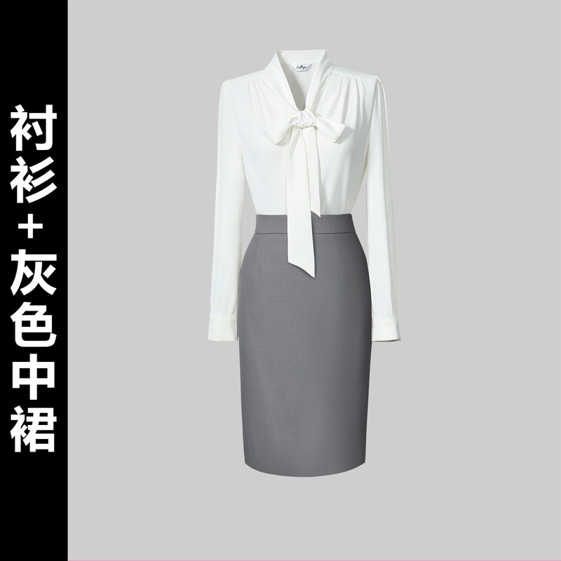 秋季职业装女套装西装气质时尚客服前台工装置业顾问售楼部工作服|undefined
