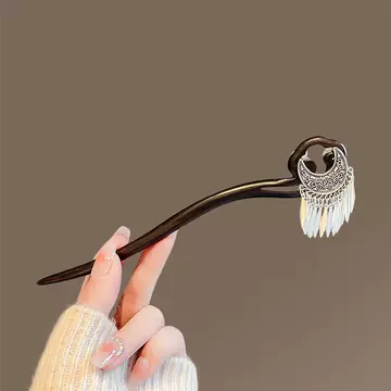New Chinese hairpin female senior sense fringe step shake hairpin daily hairpin Hairpin ancient style Hanfu hairpin headwear - ShopShipShake