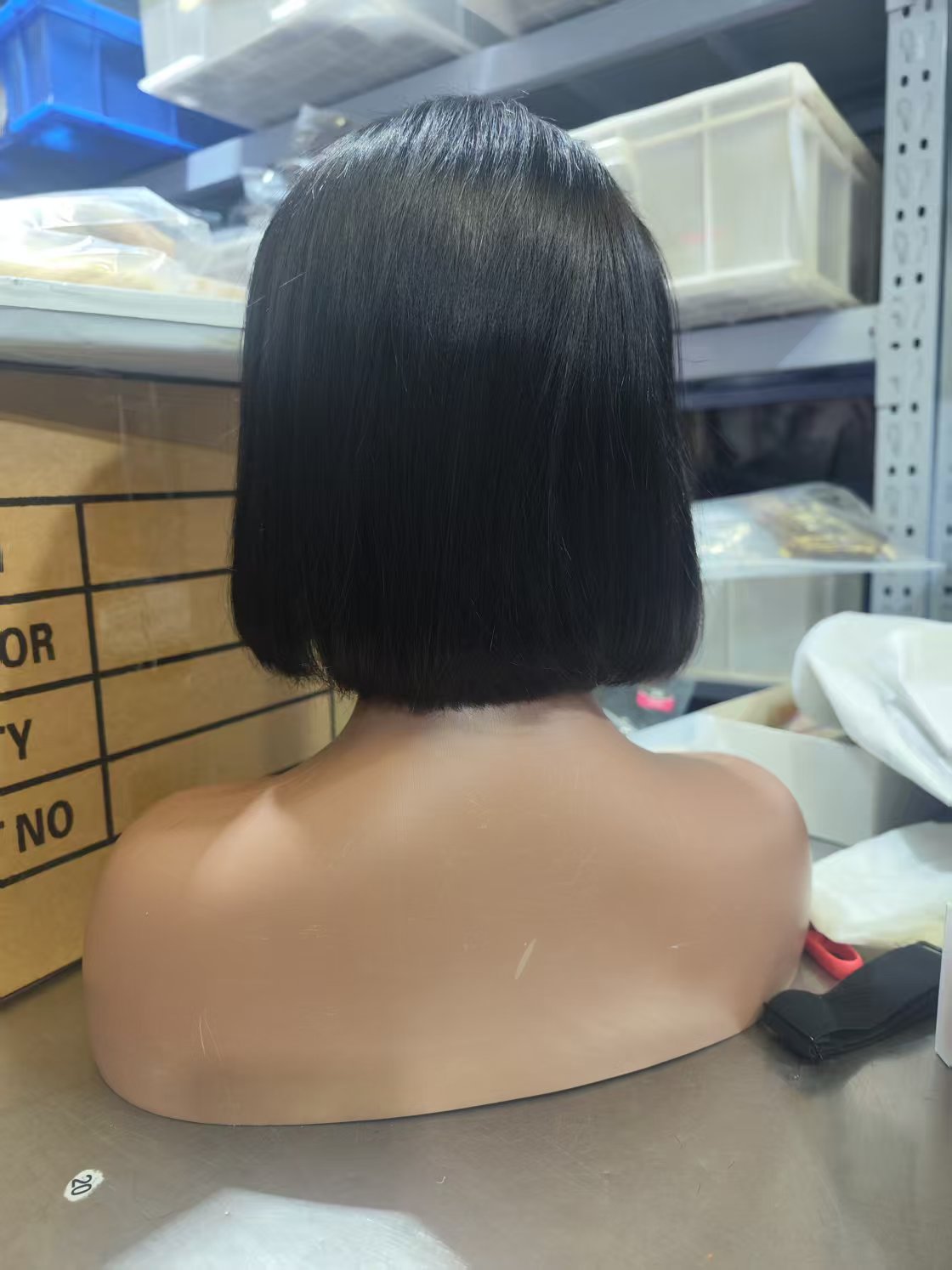 Unisex Gender Simple Style Style Unisex Simple Style Casual Holiday Street Real Hair Short Straight Hair Wigs