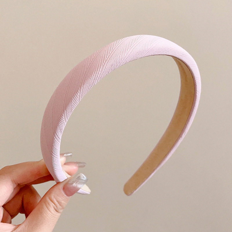 Brazo de cabello negro plegado para mujeres retro francés alto cráneo de borde ancho brazo de cabello de compresión para el cabello Bundle para el cabello fuera de la guarnición universal image 75