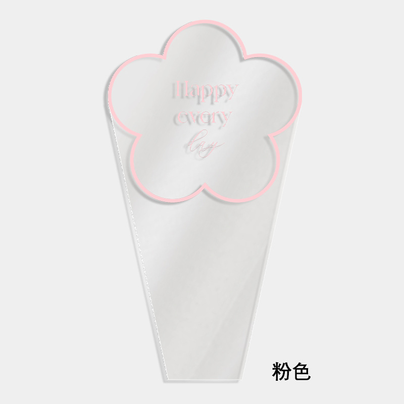 Diosa bolsa individual Camelia bolsa individual ramo bolsa de embalaje material de la flor bolsa de rama única puesto material floral