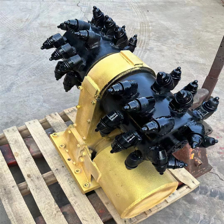 四川浙江隧道铣挖机路面破碎岩石铣刨头铣挖头建筑拆除铣抛机