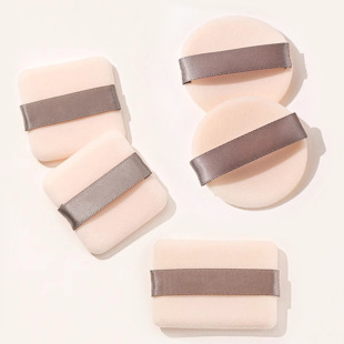 New second generation imported flocking powder puff KIK0 powder puff CT banana powder cake powder puff sponge puff dry and wet dual-use high density