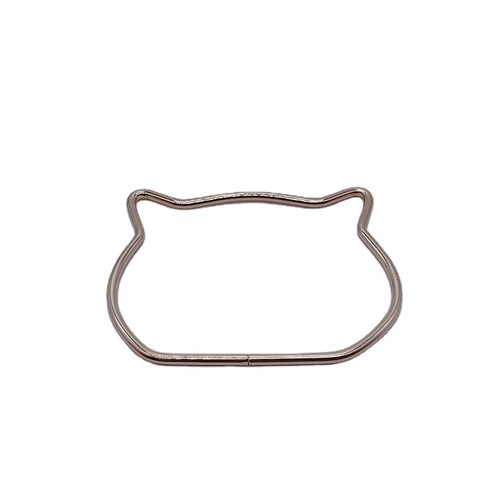 Wholesale Metal Cat Head Hand-Held Women's Bag Handbag Teddy Bear Head Strap Packaging Gift Box Cat Handle