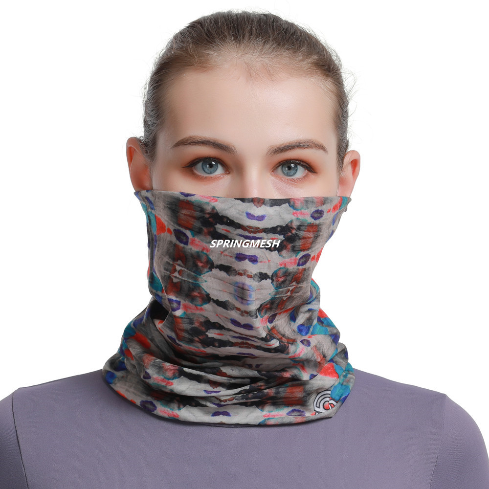 Outdoor sun protection and UV protection face mask for men and women, breathable neck protector, cycling neck gaiter, seamless magic headscarf