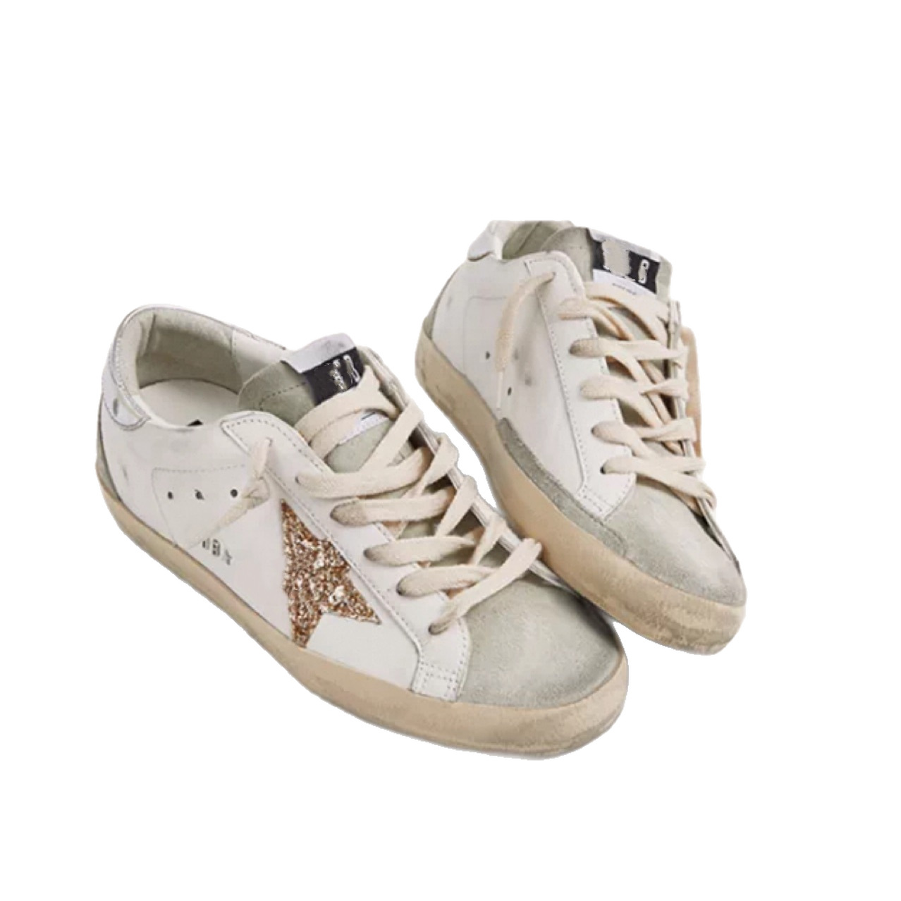 Coreano 2025 nuevo SUPERSTAR cuero hecho viejos zapatos sucios retrógrados zapatos de estrellas de altura interior zapatos sucios zapatos sucios