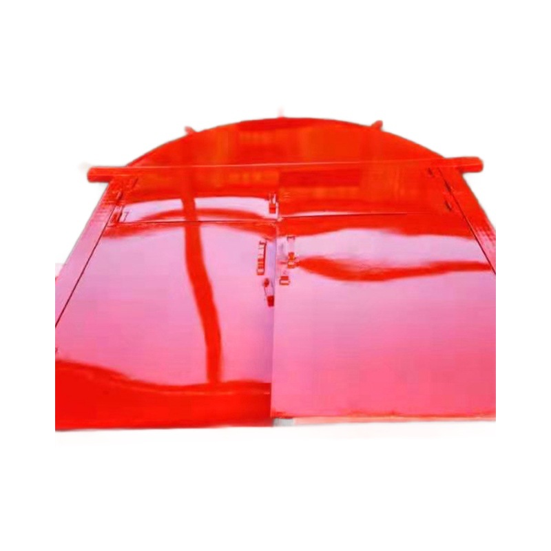 Puerta impermeable de acero resistente a las ondas de impacto, buena hermeticidad, depósito de puerta a prueba de explosión de cámara de refugio minero